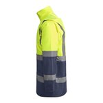 Roly Workwear Sichtbare Arbeitsjacke Merak mit Kapuze, Fluor Yellow 221 S, RY9320 – Bild 5
