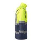 Roly Workwear Sichtbare Arbeitsjacke Merak mit Kapuze, Fluor Yellow 221 S, RY9320 – Bild 6