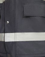 Roly Workwear Sichtbare Arbeitsjacke Merak mit Kapuze, Fluor Yellow 221 S, RY9320 – Bild 7