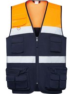 High visibility Multi-Pocket Vest Beta – Bild 2