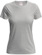 Fitted T-Shirt aus ringgesponnener Baumwolle – Ash (Heather)