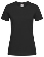 Fitted T-Shirt aus ringgesponnener Baumwolle – Black Opal