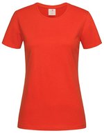 Stedman® Fitted T-Shirt aus ringgesponnener Baumwolle, Deep Berry XL, S141 – Brilliant Arancione