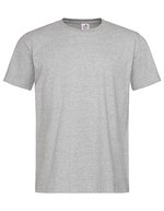 Stedman® Comfort-T-Shirt 185 aus Baumwolle, White S, S185 – Grigio Melange
