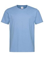 Stedman® Comfort-T-Shirt 185 aus Baumwolle, White S, S185 – Azzurro chiaro