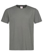 Stedman® Comfort-T-Shirt 185 aus Baumwolle, White S, S185 – Real Grigio
