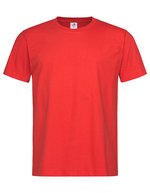 Stedman® Comfort-T-Shirt 185 aus Baumwolle, White S, S185 – Scarlatto Rosso