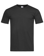 Klassisches Slim Fit T-Shirt, Rundhals – Black Opal