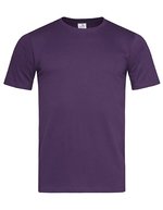 Klassisches Slim Fit T-Shirt, Rundhals – Deep Berry