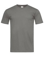 Stedman® Klassisches Slim Fit T-Shirt, Rundhals, White S, S2010 – Real Grigio