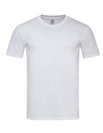 Klassisches Slim Fit T-Shirt, Rundhals – White