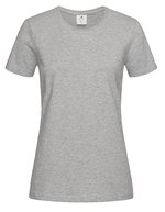 Comfort-T 185 Damen T-Shirt Baumwolle – Grey Heather
