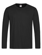 Classic-T Langarmshirt aus Baumwolle – Black Opal