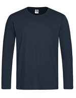 Classic-T Langarmshirt aus Baumwolle – Blue Midnight