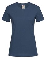 Stedman® Bio-Baumwolle Fitted T-Shirt Rundhalschnitt, Black Opal XS, S2620 – Blu navy