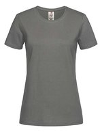 Stedman® Bio-Baumwolle Fitted T-Shirt Rundhalschnitt, Black Opal XS, S2620 – Real Grigio
