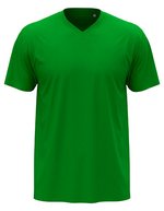 Stedman® Klassisches V-Neck T-Shirt aus Baumwolle, Orange XL, S270 – Verde kelly