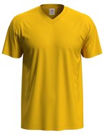 Stedman® Klassisches V-Neck T-Shirt aus Baumwolle, Orange XL, S270 – Girasole Giallo
