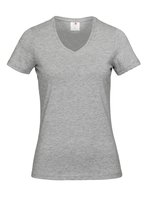 Stedman® Classic-T V-Neck T-Shirt aus Baumwolle, White S, S279 – Bild 3