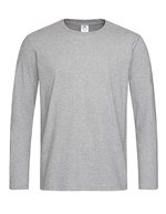 Stedman® Langarmshirt aus ringgesponnener Baumwolle – Grey Heather