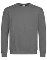 Stedman® Icy Cold Sweatshirt Classic Baumwolle-Polyester, Black Opal XS, S320 – Real Grey