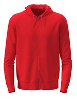 Classic Zip Hoodie – Scarlatto Rosso
