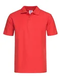 Stedman® Kinder-Polo aus ringgesponnener Baumwolle, Black Opal M (134/140), S510K – Scarlet Red
