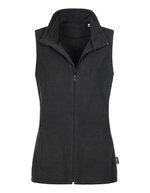 Stedman® Fleece Weste mit Stehkragen für Damen – Black Opal