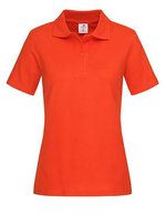 Short Sleeve Polo Women – Brilliant Orange