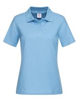 Stedman® Kurzarm Polo Shirt Baumwolle für Damen, Brilliant Orange S, S519 – Azzurro chiaro