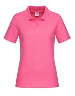 Stedman® Kurzarm Polo Shirt Baumwolle für Damen, Brilliant Orange S, S519 – Sweet Rosa