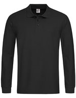 Stedman® Langarm Poloshirt aus ringgesponnener Baumwolle, White S, S540 – Bild 2