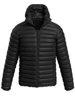 Stedman® Luxus Steppjacke Herren mit Kapuze, Black Opal S, S5420 – Bild 2