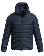 Stedman® Luxus Steppjacke Herren mit Kapuze, Black Opal S, S5420 – Bleu Minuit