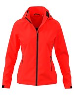 Stedman® Lux Softshell-Jacke Damen mit Kapuze, Black Opal XS, S5540 – Scarlatto Rosso