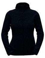 Lux Hooded Knitfleece Jacket Women – Bleu Minuit Chine