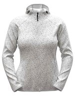 Lux Hooded Knitfleece Jacket Women – Gris clair Chine