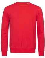 Stedman® Sweatshirt Select mit breiten Ripp-Bündchen, Black Opal S, S5620 – Cramoisi Rouge
