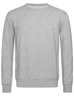 Stedman® Sweatshirt Select mit breiten Ripp-Bündchen, Black Opal S, S5620 – Gris Chine