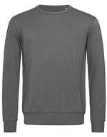 Stedman® Sweatshirt Select mit breiten Ripp-Bündchen, Black Opal S, S5620 – Ardoise Gris (Uni)