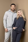Stedman® Recycled Unisex Sweat Hoodie Grey Heather S (S5630), S5630 – Bild 2