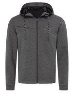 Stedman® Recycelte Scuba-Jacke mit Kapuze, Anthra Heather S, S5840 – Bild 2