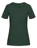 Stedman® Luxus Damen T-Shirt aus Baumwolle, White XS, S7600 – Bottle Green