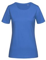 Stedman® Luxus Damen T-Shirt aus Baumwolle, White XS, S7600 – Bright Royal