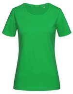 Stedman® Luxus Damen T-Shirt aus Baumwolle, White XS, S7600 – Kelly Green