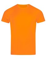 Stedman® Reflektierendes Sports-T-Shirt mit ACTIVE-DRY°, White S, S8000 – Cyber Arancione