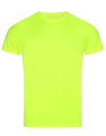 Stedman® Reflektierendes Sports-T-Shirt mit ACTIVE-DRY°, White S, S8000 – Cyber Giallo