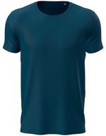 Stedman® Reflektierendes Sports-T-Shirt mit ACTIVE-DRY°, White S, S8000 – Blu navy