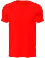 Stedman® Reflektierendes Sports-T-Shirt mit ACTIVE-DRY°, White S, S8000 – Scarlatto Rosso