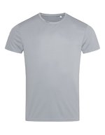 Stedman® Reflektierendes Sports-T-Shirt mit ACTIVE-DRY°, White S, S8000 – Grigio argento
